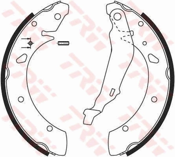 Bremsbackensatz TRW GS8640 FüR CF Accord CH CK CL CG Honda 6 Hatchback CH5 CG7-image