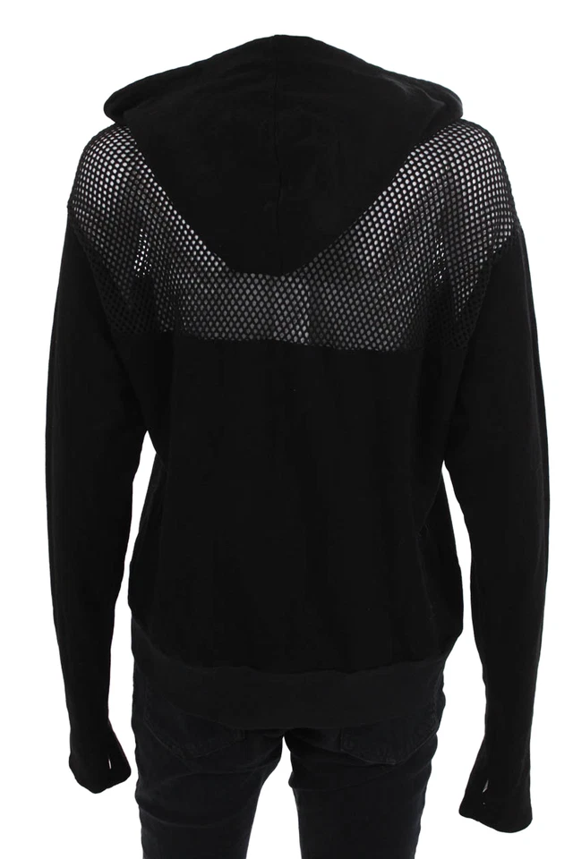 Sudadera con capucha Red Haute para mujer negra con cordón gótico talla L Foto 3 de 4