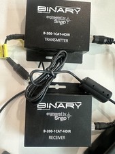 Binary B-200-1CAT-HDIR Transmitter  Receiver, HDMI over single Cat 5