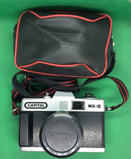 Capital MX-II 35mm Vintage Camera with Case - Untested