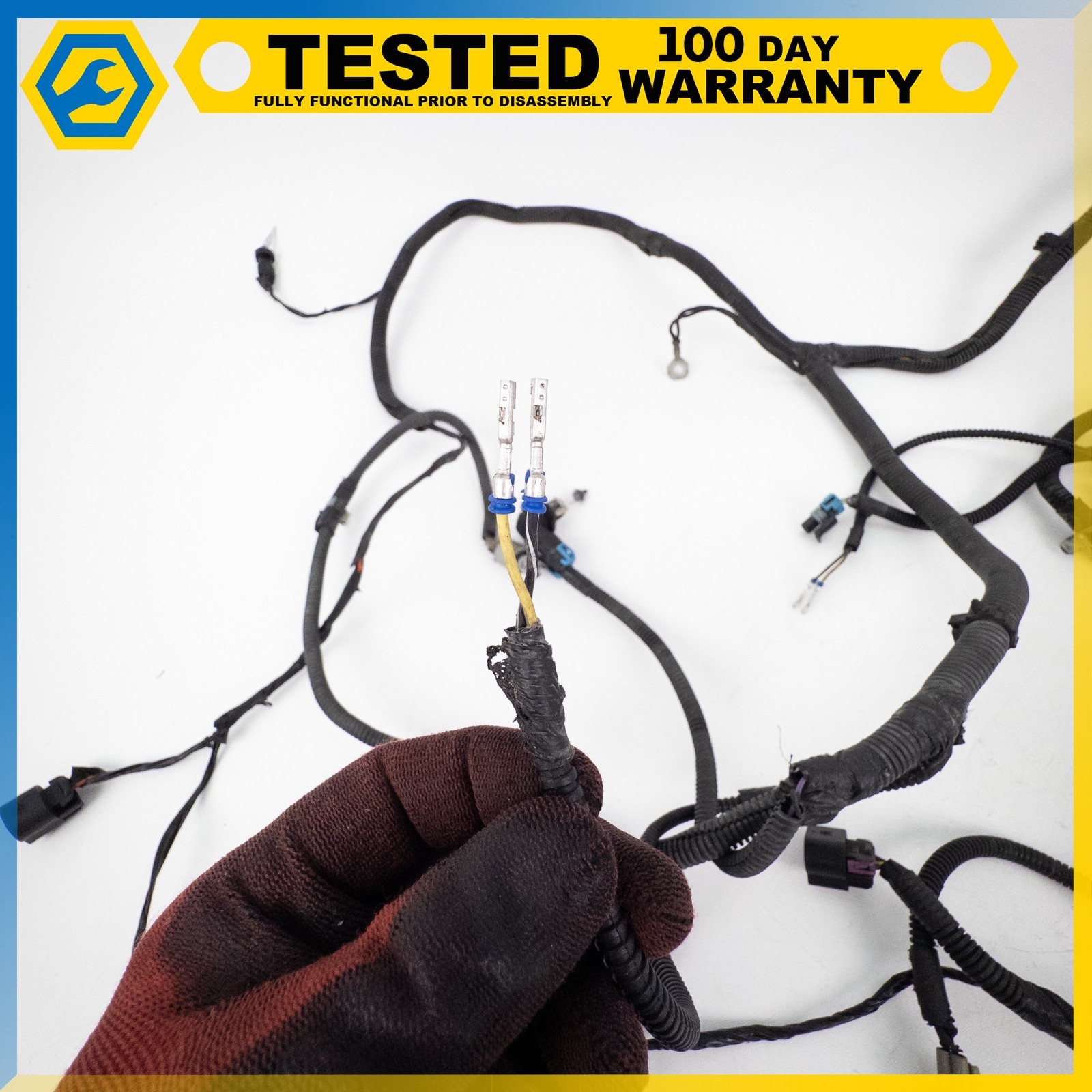 05-13 CHEVROLET CORVETTE C6 FRONT HEADLIGHT BODY WIRING HARNESS ASSEMBLY OEM