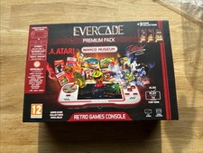 Evercade Retro Games Console Premium Pack inc. 3 Game Collection Cartridges