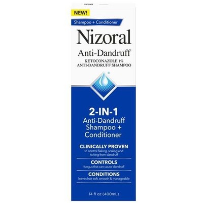 Nizoral Anti-Dandruff 2-In-1 Shampoo + Conditioner 14oz / 400ml