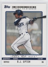 2009 Topps Ticket To Stardom Blue 57/99 BJ Upton #196 7l6