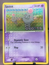 Pokemon TCG Spoink 76/107 EX Deoxys Set Reverse Holo Stamped 2005 LP+/LP on eBay