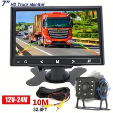 7" LCD Car Rear View Backup Monitor Screen for Backup Reversing Parking Camera