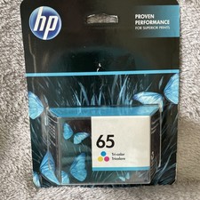 HP 65 Tri Color Ink Cartridge EXP 02/2023 New