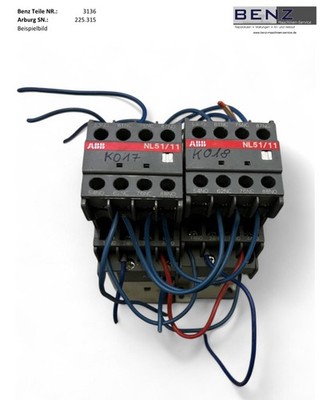 Arburg Schütz 24 V K15/K16 K17/K18 Multronica SN. 225.315 2x 225315