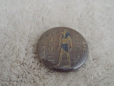 Egyptian Anubis God ~ 2-1/4" Button Pinback Pin (D45)