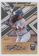 2019 Panini Elite Extra Edition Black 29/99 Dylan Lina #15U-DL Auto 7s2