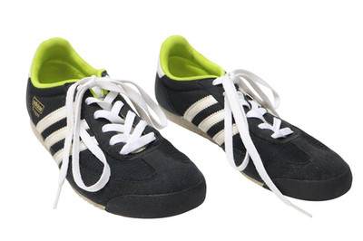 ADIDAS Dragon Sneaker Herren EU 39 1/3 Schwarz Schnürschuhe Rundkappe