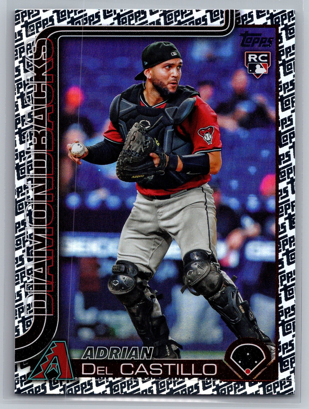 2025 Topps #226 Adrian Del Castillo Topps Foil Pattern
