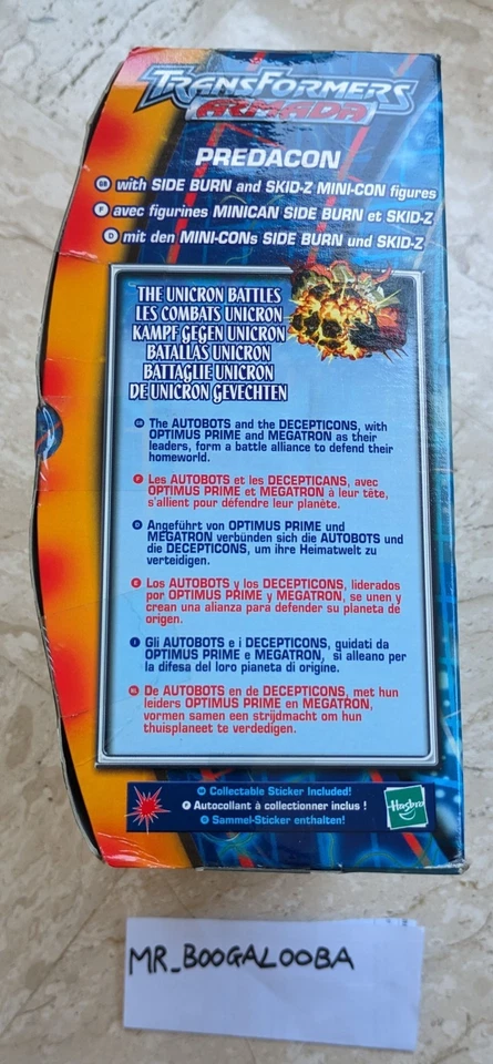 Transformers Armada Predacon Transmetal Megatron redeco 2003 MISB  - Imagen 3 de 4