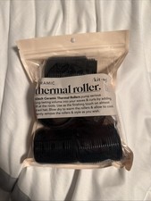 Kitsch Ceramic Thermal Hair Rollers 8 Count 3 Sizes Self-Gripping Volume  Curl