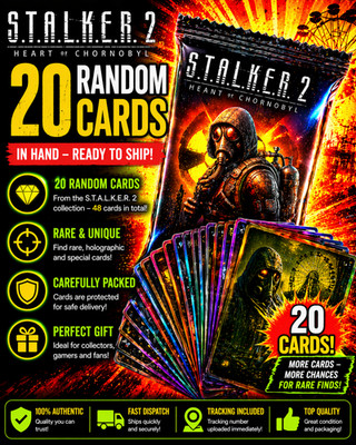 STALKER 2 20 Random Cards Lot In Hand Limited Stock Fast Shipping Collectible