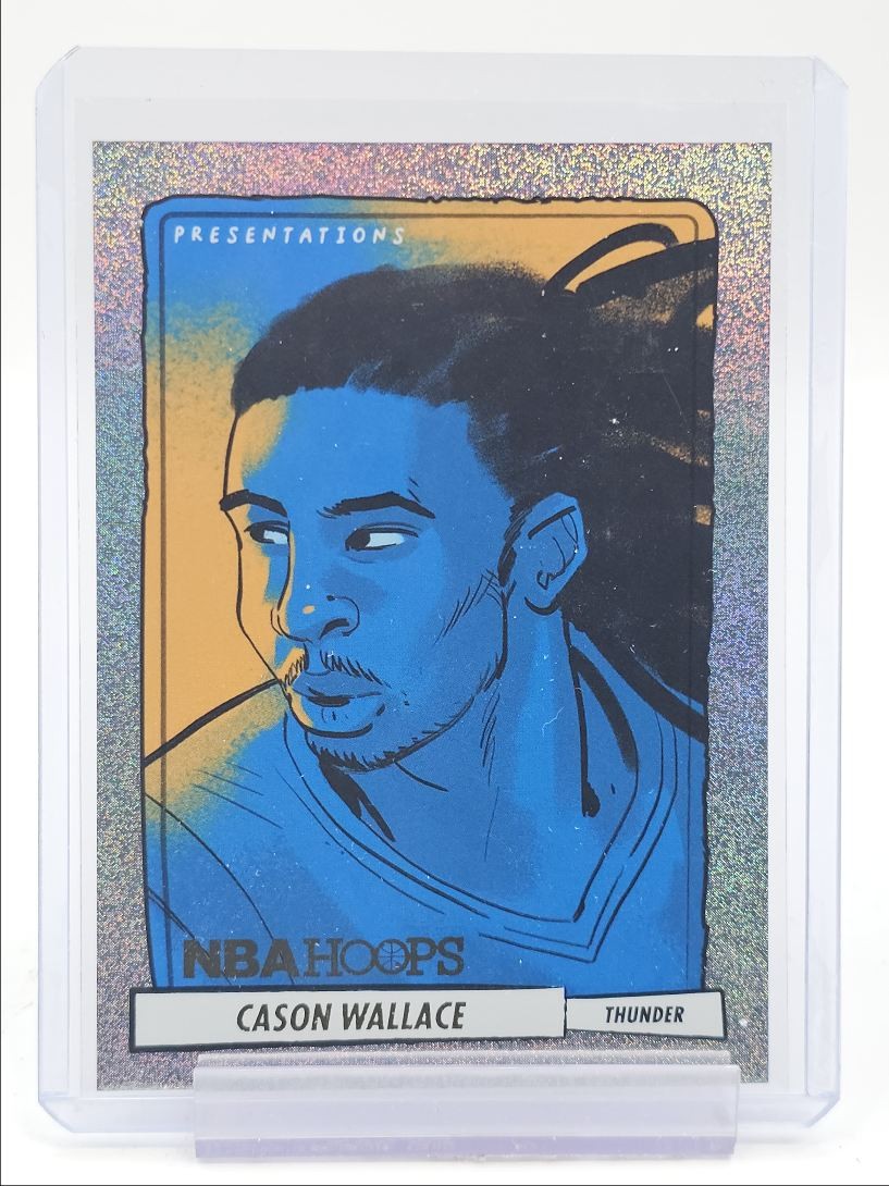 CASON WALLACE 2023-24 NBA HOOPS PRESENTATIONS BASKETBALL THUNDER Q4390