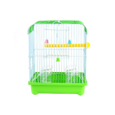 Kleiner Vogelkäfig für Wellensittich Fink Kanariensittich Indoor Eisen Metallkäfig