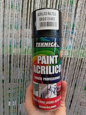Smalto Spray  Grigio Chiaro Auto Moto Legno Ferro PVC Vetro Asciuga Velocemente 
