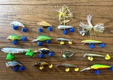Daiwa Lucky Craft Bass Lure Set 17pcs Crank Minnow Spinners Unused Collection