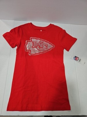 Kansas City Chiefs Girls Large Red T Shirt
