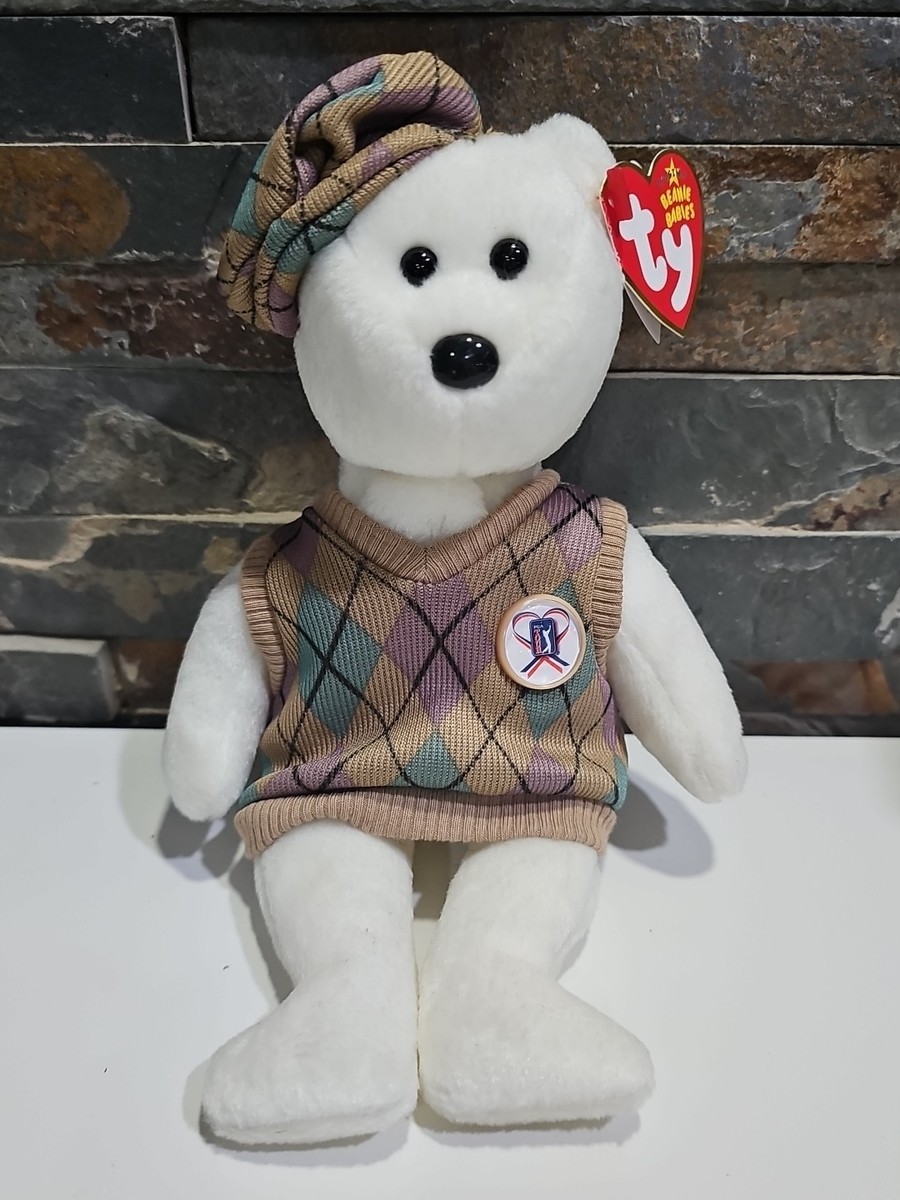 Ty Beanie Baby 2006 PGA Tour Charity Teddy Style 40347 HT 14g TT