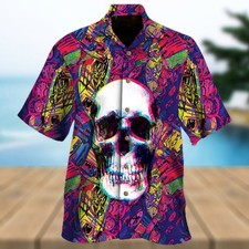 Skull Aloha Hawaiian Shirt
