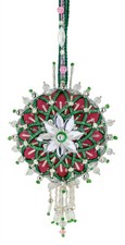 Cracker Box Christmas Ornament Kit Jewel Song  Raspberry Ball 