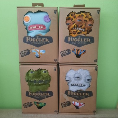OVP Budgie Fuggler Monster Plüschtier 4er Set NEU Spin Master 