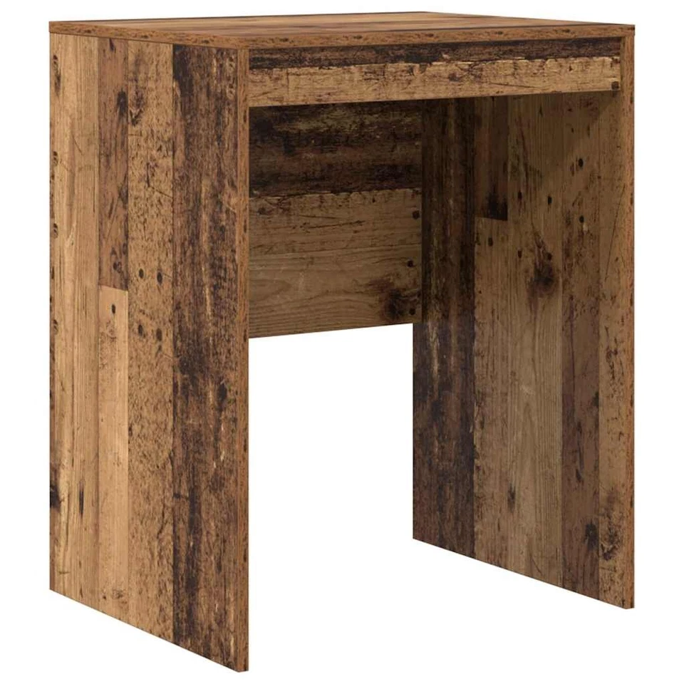 Rustikaler Schreibtisch Altes Holz Werkstoff 60 X 50 X 76 Cm - Bild 2 von 4