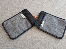 KITCHEN AID  Black Grey  Cotton Silicone Pot Holder X 2 BNWOT