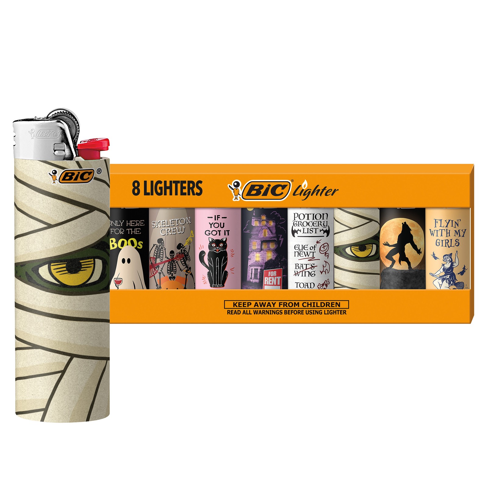 S, Set Of 8 Lighters
