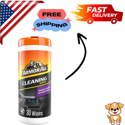 Armor All Interior Car Cleaning Wipes, 30 Count New Upgrade | Free Shipping