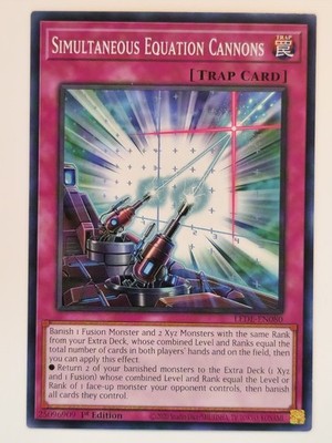 Simultaneous Equation Cannons - Legacy of Destruction (LEDE-EN080) Yugioh