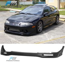 Fit 97-99 Mitsubishi Eclipse Hatchback Sport Style Black Front Bumper Lip
