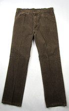 Vtg 80's 1983 Levi's 519 Corduroy Pants 32.5 x 29.5 Straight Leg USA Made Brown