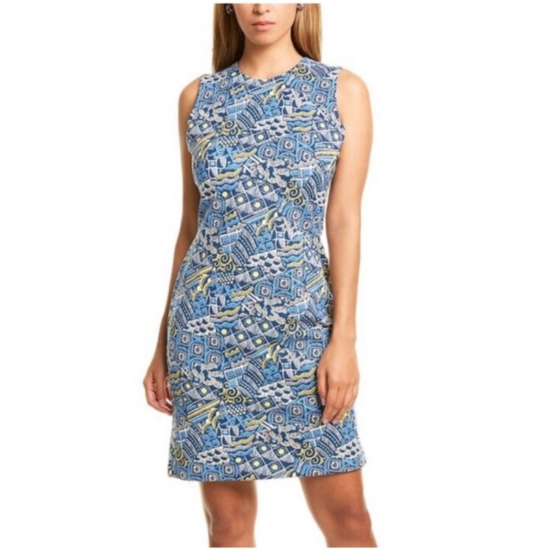 J. McLaughlin Talavera Devon patterned sheath dre… - image 2