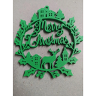 Holiday Xmas Village Ornament 1 Pc – Merry Christmas Plastic Tree Decor