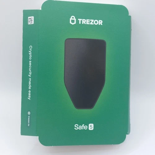 Trezor Safe 5-Crypto Hardware Wallet, Secure Element & Passphrase, Touchscreen