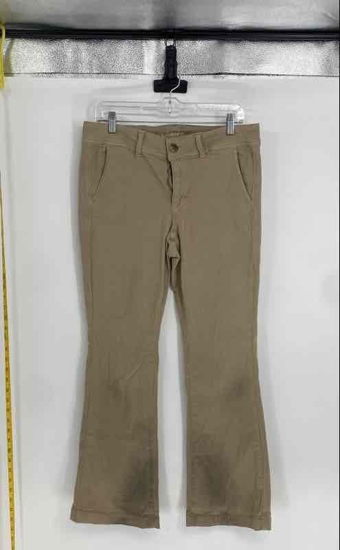 American Eagle Womens Khaki Pockets Bootcut Leg Stretch Chino Pants Size 10