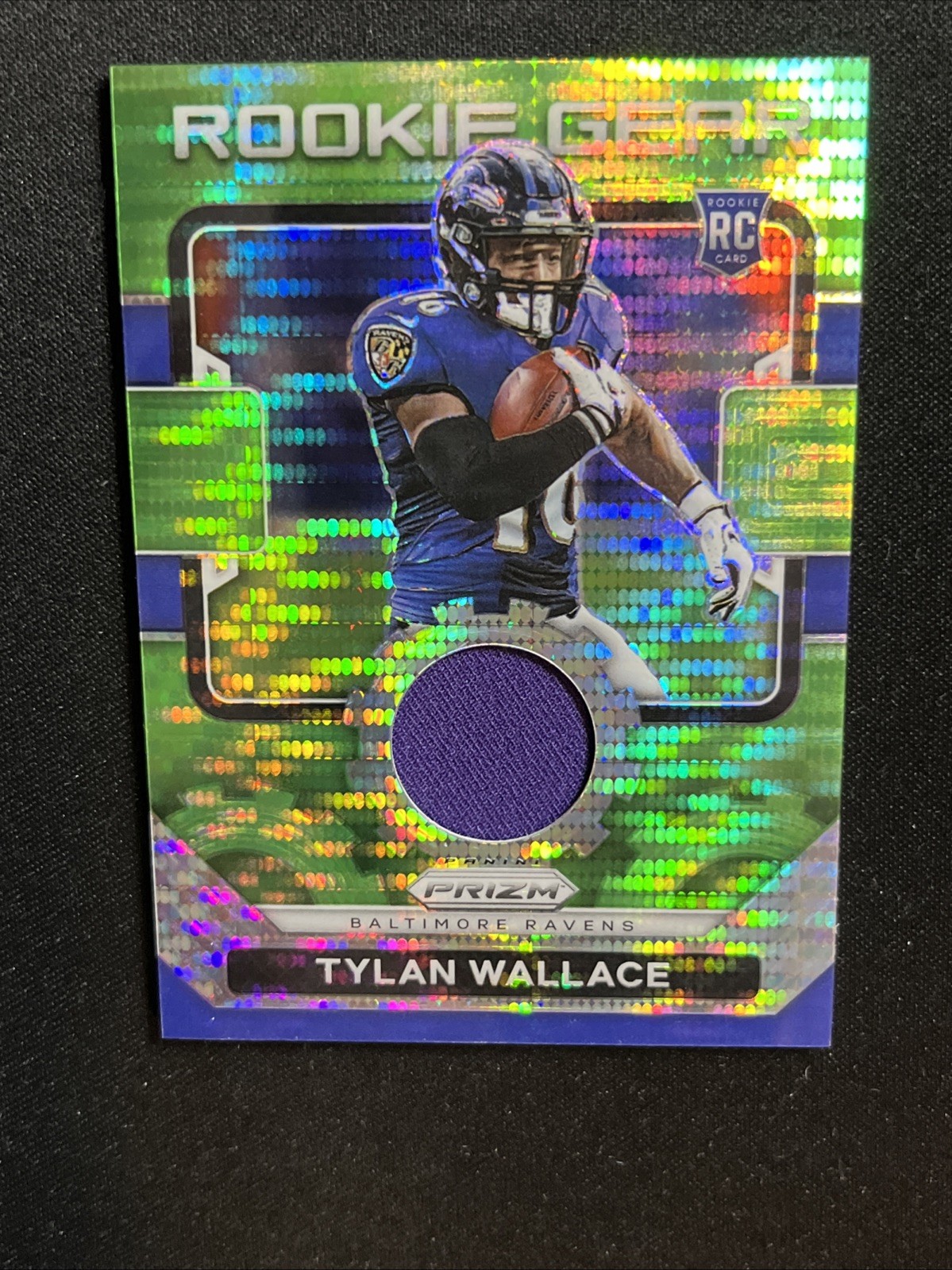 Tylan Wallace Panini Prizm Rookie Gear Relics #RG26 Base