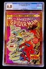 Rare “Amazing Spider-Man” #143 Marvel 4/1975 BRONZE AGE 1st App Cyclone CGC 6.0