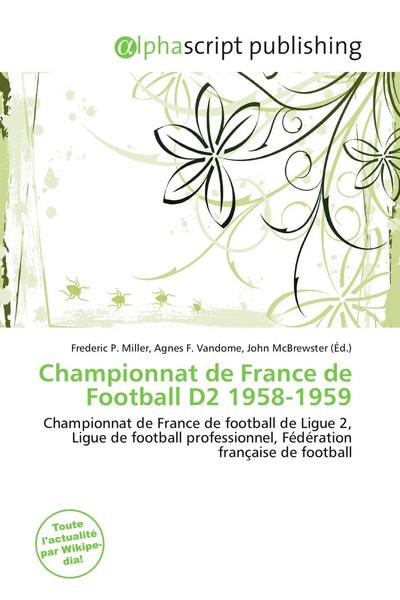 Frederic P. Miller (U. A.) | Championnat De France De Football D2 1958-1959-image