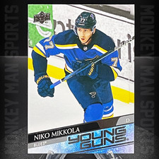 2020-21 UD Series 2 - Niko Mikkola Rookie RC YOUNG GUNS - #470 BLUES MINT