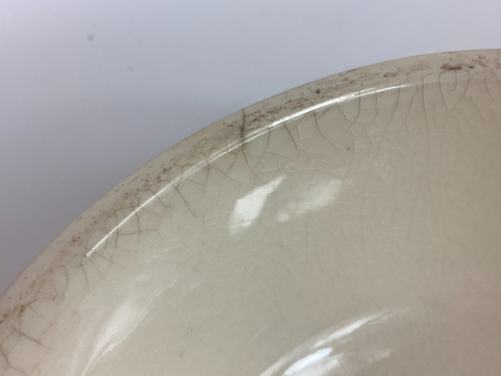 Vtg Mason's Ironstone Vista Ginger Jar Biscuit Prunus Jar w/Lid Made in England