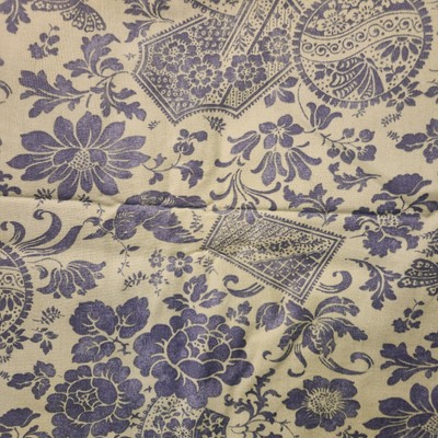 VINTAGE ''PERIWINKLE PARADISE ALEXANDRIA '' 2010 APRIL & CO COTTON COTTON FABRIC