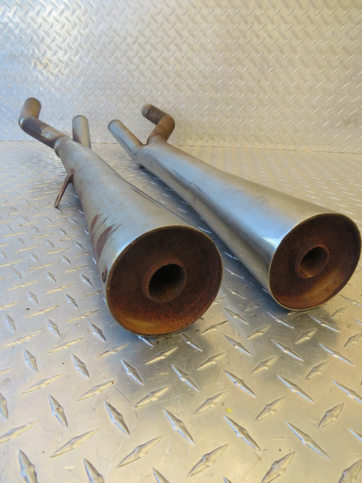 79 SUZUKI GS750EN GS 750EN 750 1979 TUBOS SILENCIADORES ESCAPE LADO IZQUIERDO Y DERECHO Foto 4 de 4