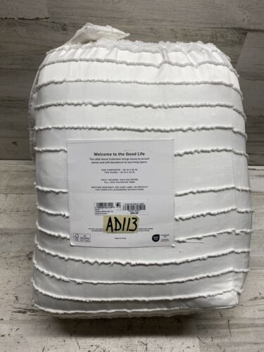 UGG Devon Textured Full / Queen 3-Pc. Comforter Set White New - Picture 5 of 6