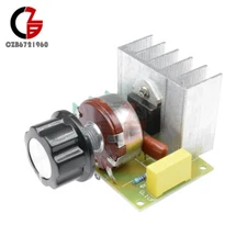 Speed Controller AC 3800W SCR Electric Voltage Regulator Dimming Switch TOP