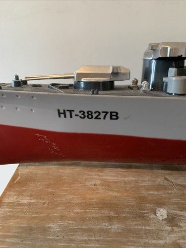 "Buque de guerra acorazado HT 3827B RC grande 28"" como está de colección" - Imagen 12 de 13