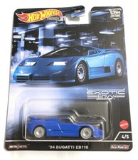 2022 Hot Wheels premium 94 Bugatti EB10 blue exotic envy 4/5 car culture
